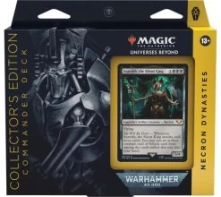 Universes Beyond: Commander Deck Warhammer 40,000 Collector's Edition (set Of 4 Decks) -Magic Card Shop cd ub w40k collector necron dynasties 1b