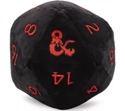 Ultra Pro Jumbo D20 Plush Dungeons And Dragons - Black & Red