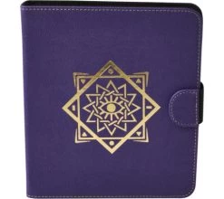 Dragon Shield Spell Codex Portfolio - Arcane Purple