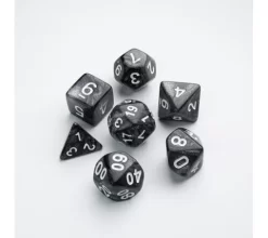 Gamegenic - Galaxy Series RPG Dice Set: Moon (7 Pieces)