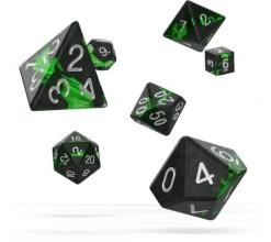Oakie Doakie Dice Set RPG Enclave: Emerald (7 Pieces)