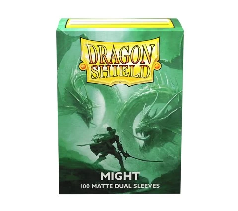 Dragon Shield - Sleeves Dual Matte: Might (100 Pieces) 1 Dragon Shield - Sleeves Dual Matte: Might (100 Pieces)