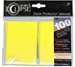 Ultra Pro Eclipse Deck Protectors Lemon Yellow (100 Pieces)